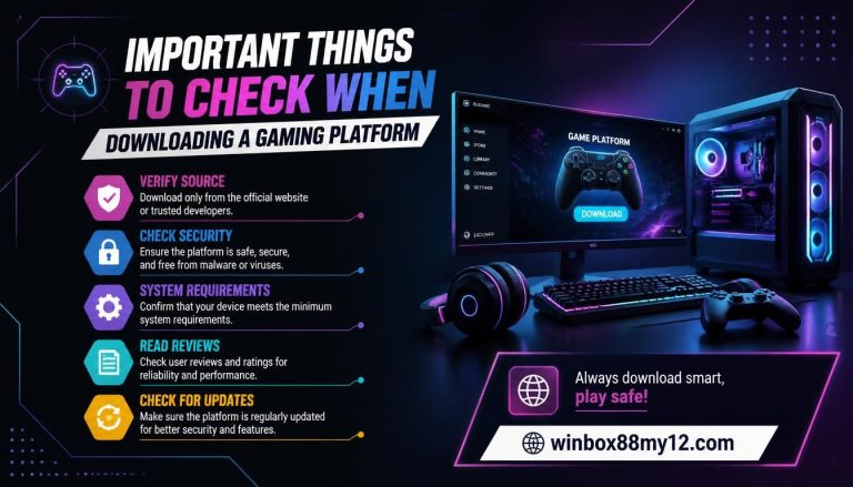 Important Things to Check When Downloading a Casino Gaming Platform